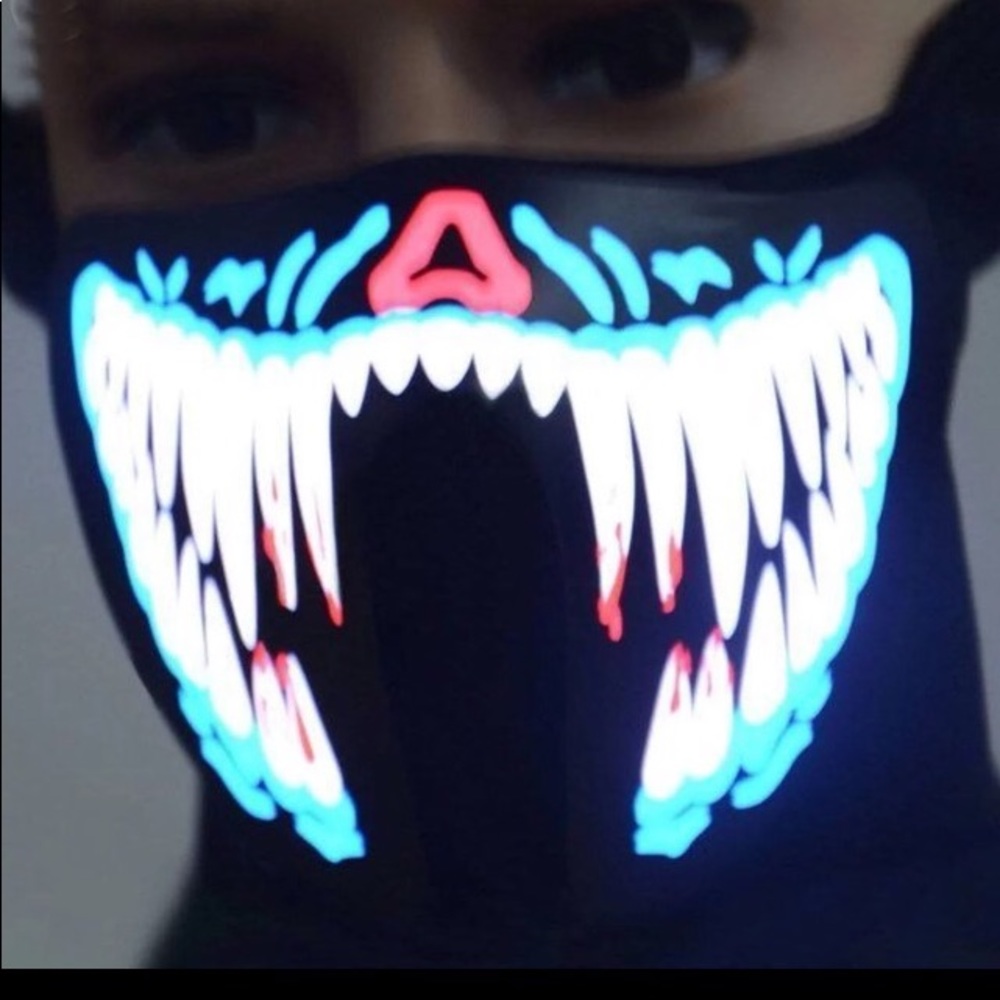 Led voice activated masks